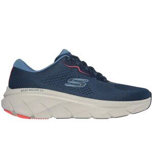 NWT Skechers Mens Extra Wide D'lux Walker 2.0 Swave Navy Walking Shoes Size 10.5
